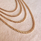 Mondsee 18k Gold Filled Miami Cuban Chain | 18k Gold Filled Jewelry