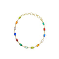 GoldFi 18k Gold Filled Multicolor Anklet For Wholesale