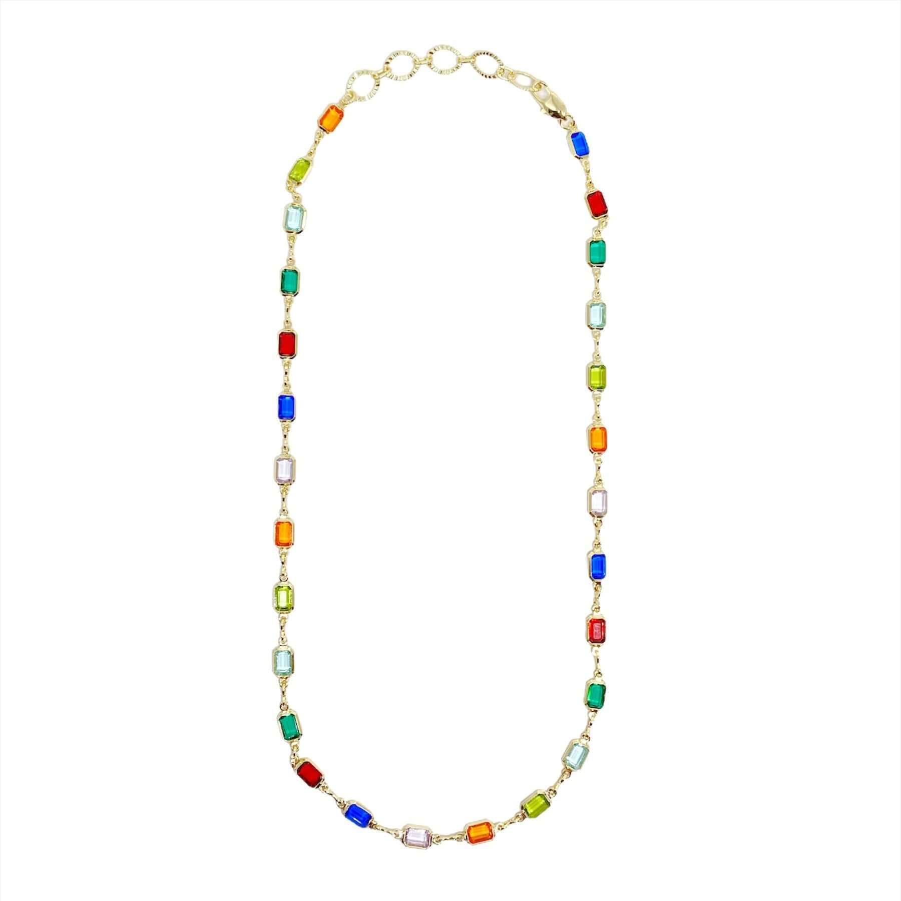 Mondsee 18k Gold Filled Multicolor Necklace For Wholesale | 18k Gold Filled Jewelry