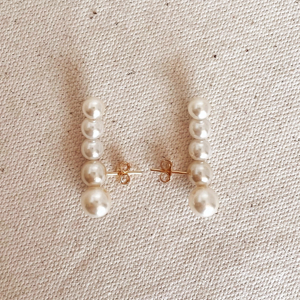 GoldFi 18k Gold Filled Pearl Ear Climber