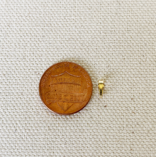 Mondsee 18k Gold Filled Pendant Bail For Jewelry Making Components Parts | 18k Gold Filled Jewelry