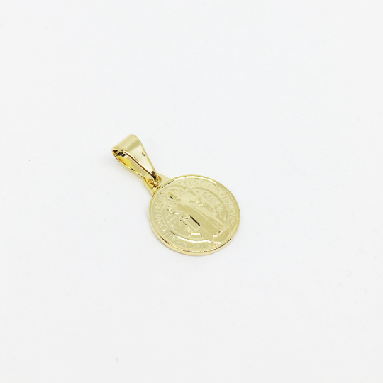 Mondsee 18k Gold Filled Pendant of Saint Benedict | 18k Gold Filled Jewelry