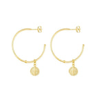 GoldFi 18k Gold Filled Saint Benedict C Hoop