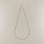Mondsee Sterling Silver Flat Elongated Curb Chain 4.0mm | Sterling Silver Jewelry