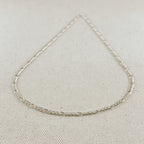 Sterling Silver Figaro 3x1 Chain 3.2mm