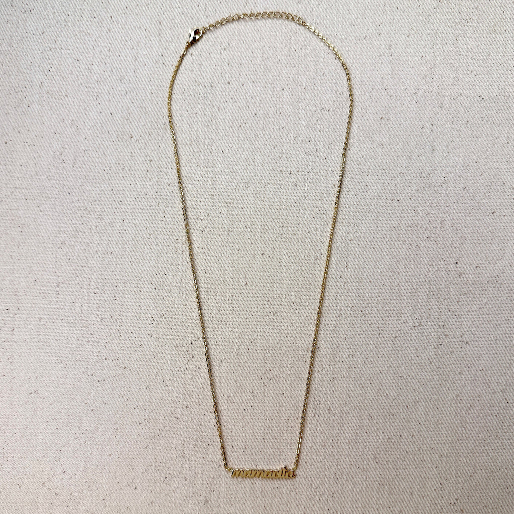 Mondsee 18k Gold Filled Mamacita Necklace | 18k Gold Filled Jewelry