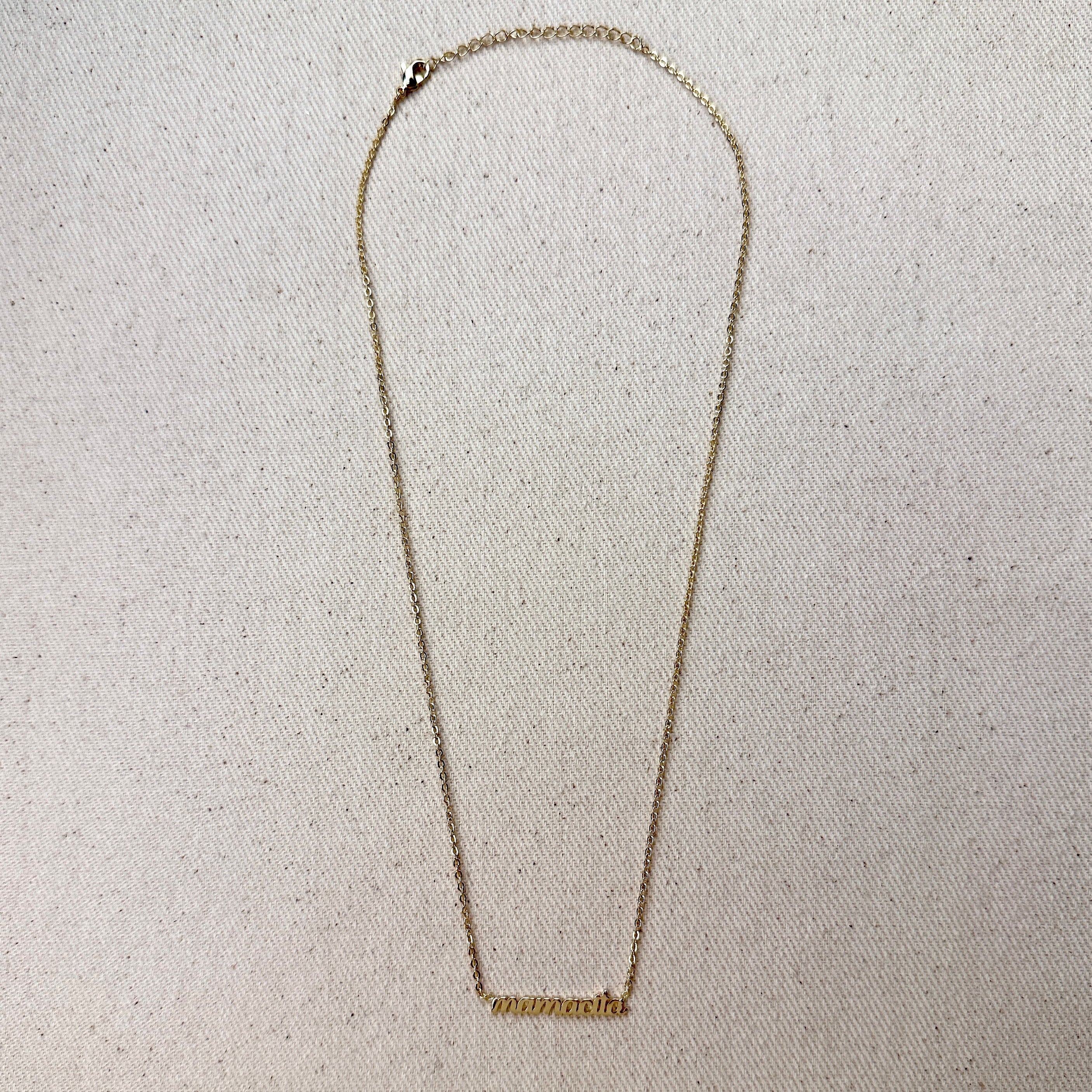 Mondsee 18k Gold Filled Mamacita Necklace | 18k Gold Filled Jewelry