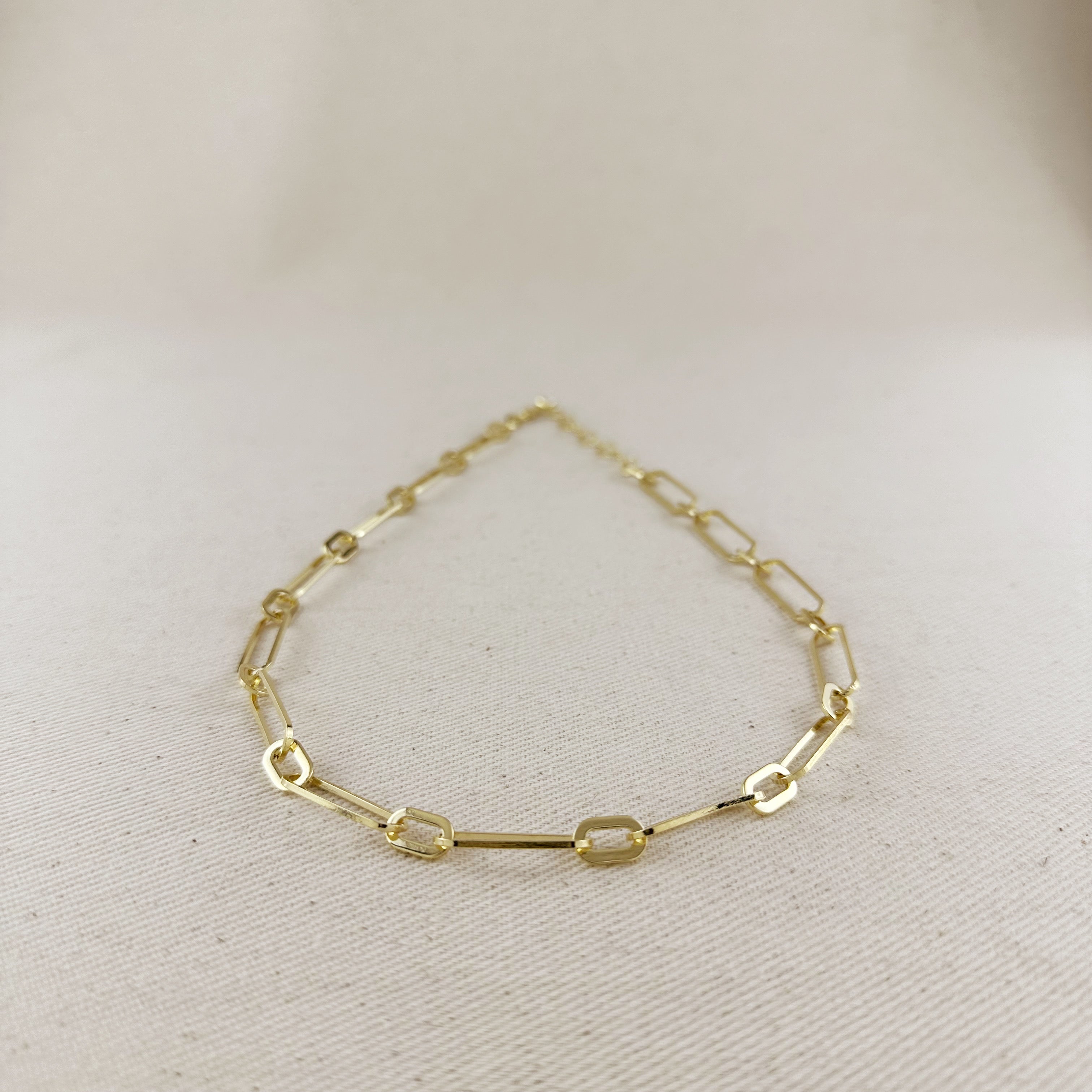 Mondsee 18k Gold Filled Oversized Paperclip Necklace | 18k Gold Filled Jewelry