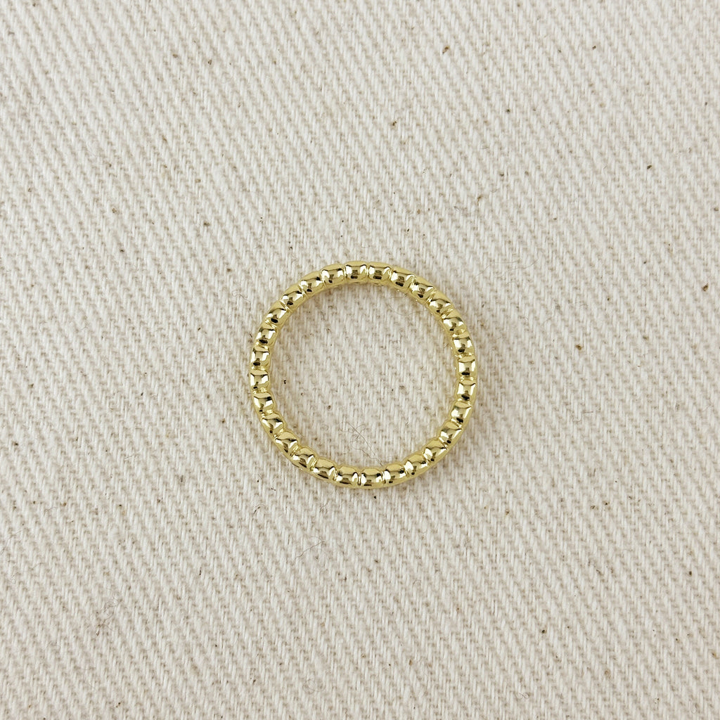 Mondsee 18K Gold Filled Bezel CZ Eternity Band Ring | 18k Gold Filled Jewelry
