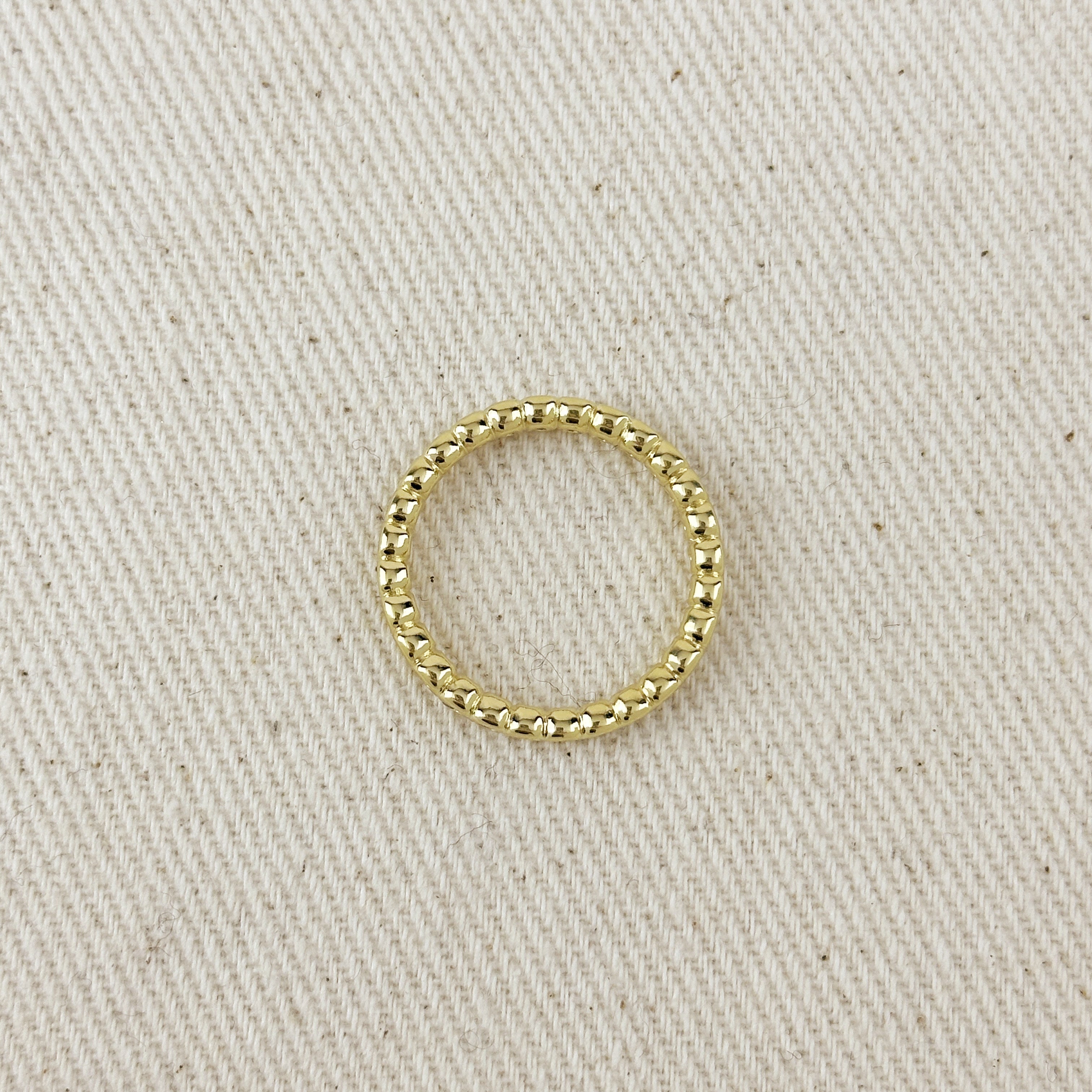 Mondsee 18K Gold Filled Bezel CZ Eternity Band Ring | 18k Gold Filled Jewelry