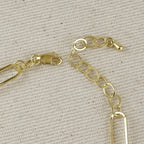 Mondsee 18K Gold Filled Oversized Paperclip Bracelet | 18k Gold Filled Jewelry