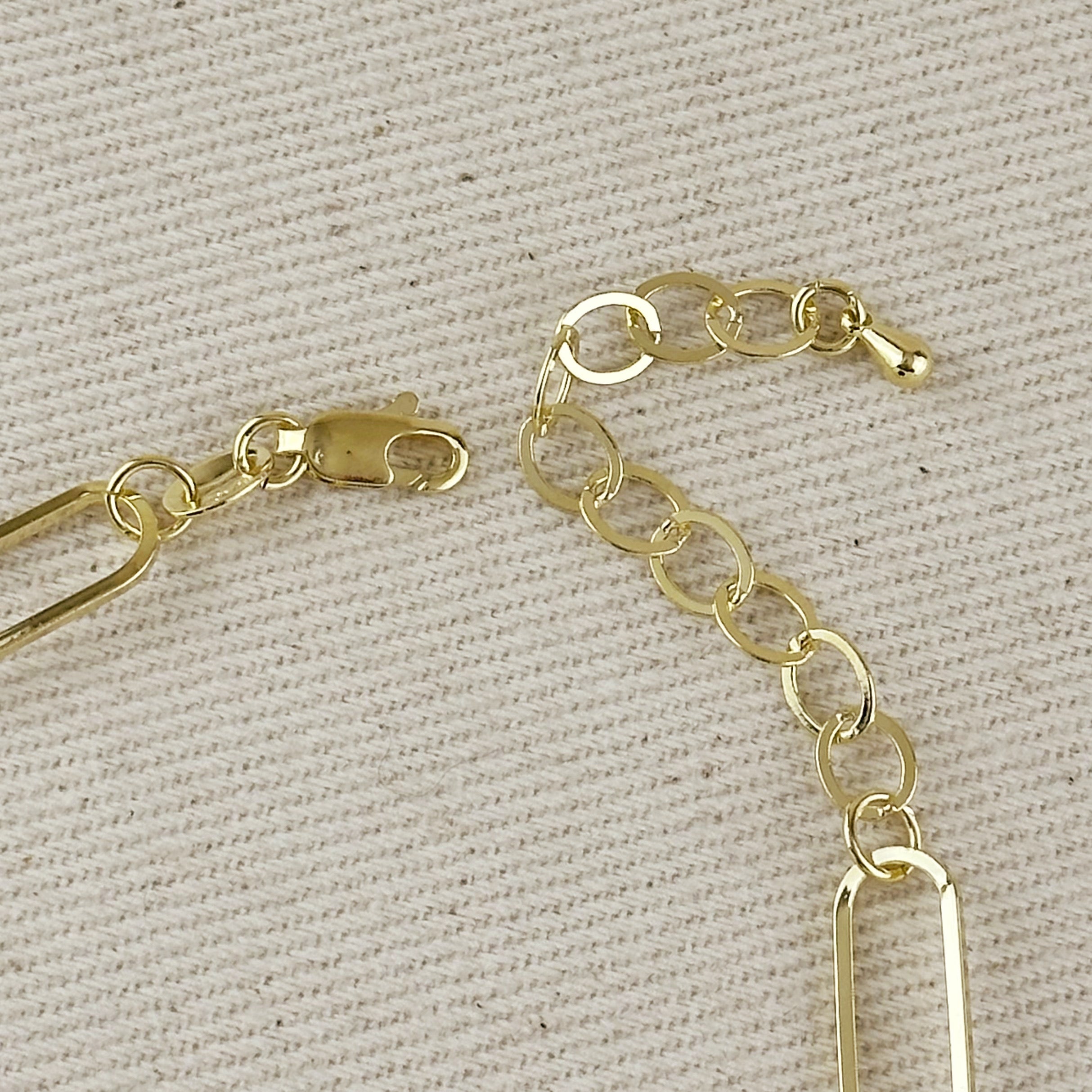 Mondsee 18K Gold Filled Oversized Paperclip Bracelet | 18k Gold Filled Jewelry