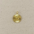 18k Gold Filled Snake Serpent Pendant Featuring Spoke Design