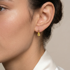 18k Gold Filled Colored CZ Teardrop Earrings