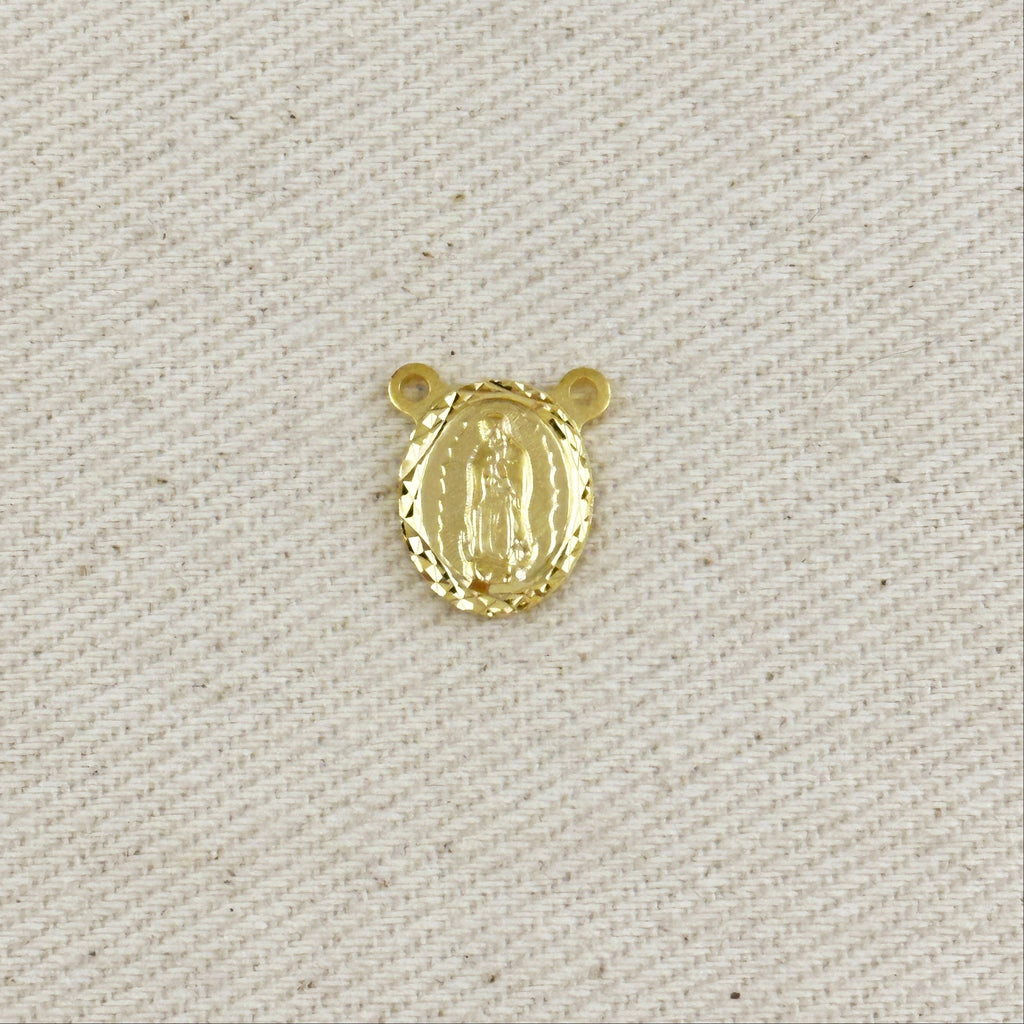 18k Gold Filled Lady Guadalupe Scapular Accessory