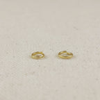 18K Gold Filled Open Round Bail