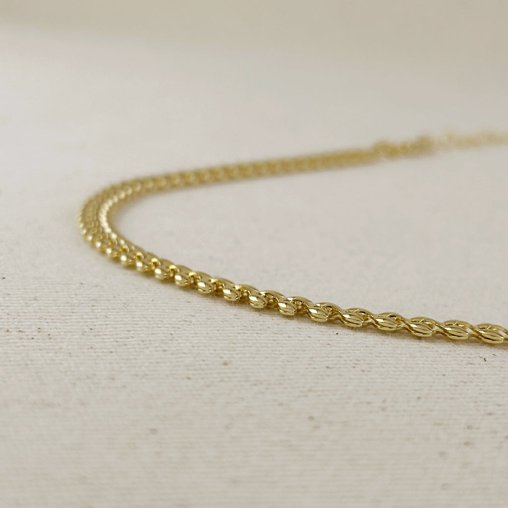 Mondsee 18k Gold Filled Leaf Choker Necklace | 18k Gold Filled Jewelry