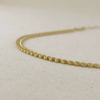 Mondsee 18k Gold Filled Leaf Choker Necklace | 18k Gold Filled Jewelry