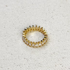 Mondsee 18k Gold Filled Marquise Eternity Band Ring | 18k Gold Filled Jewelry