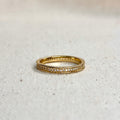 Mondsee 18k Gold Filled Eternity CZ Band Ring | 18k Gold Filled Jewelry