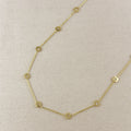 18k Gold Filled Flower CZ Belly Chain