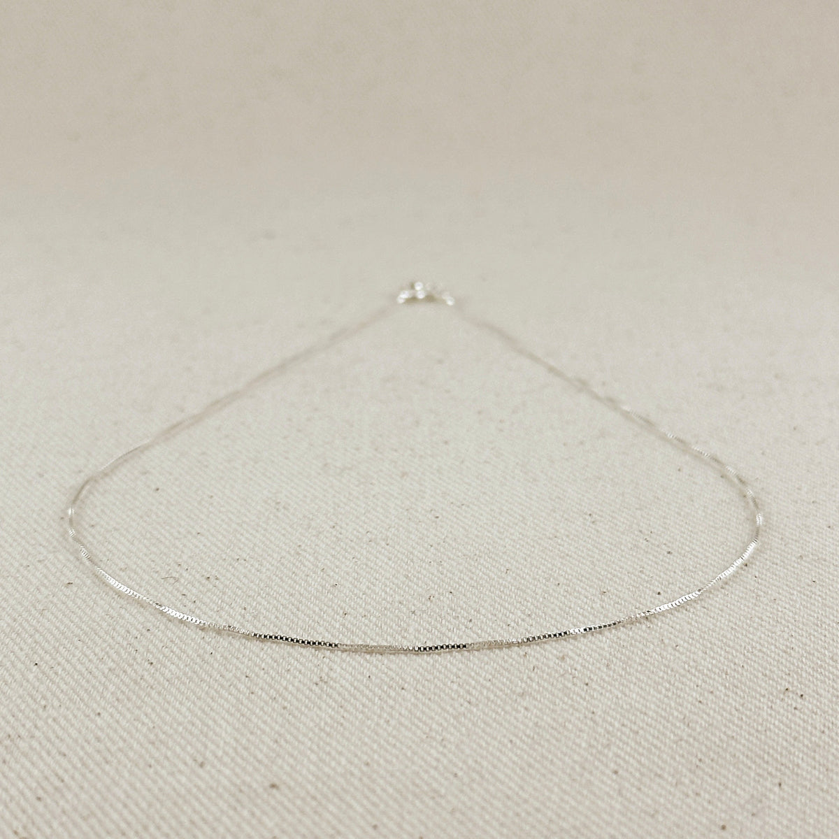 Sterling Silver Box Chain 0.6mm