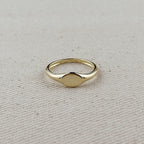 18k Gold Filled Signet Ring