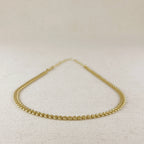 Mondsee 18k Gold Filled Leaf Choker Necklace | 18k Gold Filled Jewelry