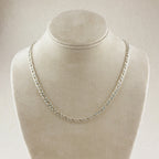 Sterling Silver Figaro 1x1 Chain 3.9mm