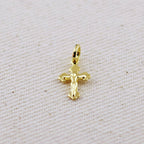18k Gold Filled Mini Crucifix Pendant