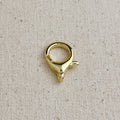 18k Gold Filled 20mm Round Lobster Claw Clasp