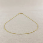 Mondsee 18k Gold Filled 1.0mm Ball Chain Diamond Cut Necklace | 18k Gold Filled Jewelry