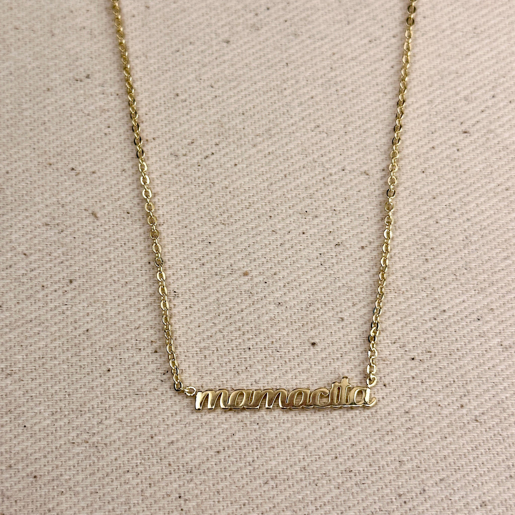 Mondsee 18k Gold Filled Mamacita Necklace | 18k Gold Filled Jewelry