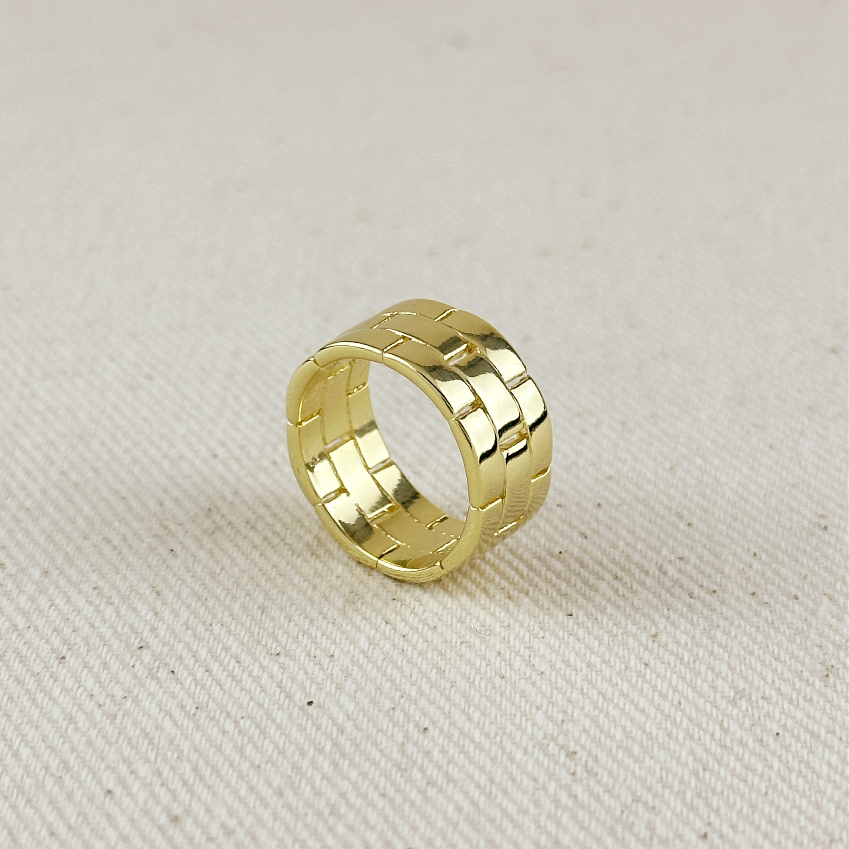 Mondsee 18K Gold Filled 9mm Watch Band Ring | 18k Gold Filled Jewelry