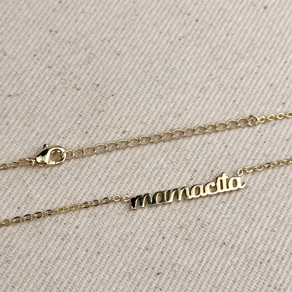 Mondsee 18k Gold Filled Mamacita Necklace | 18k Gold Filled Jewelry