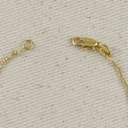 18k Gold Filled 1.5mm Figaro Chain Bracelet