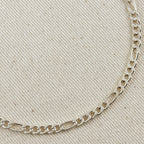 Mondsee Sterling Silver Figaro 5x1 Chain 4.8mm | Sterling Silver Jewelry