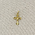 18k Gold Filled Delicate Crucifix Pendant