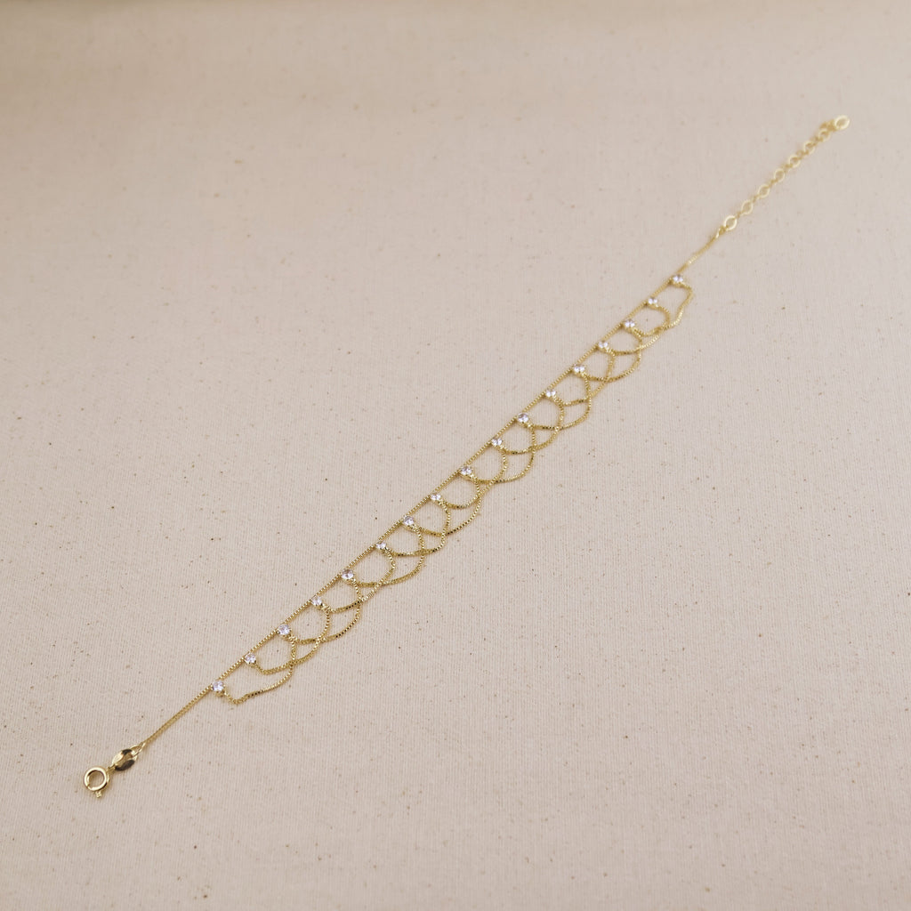 Mondsee 18k Gold Filled Bali Anklet | 18k Gold Filled Jewelry