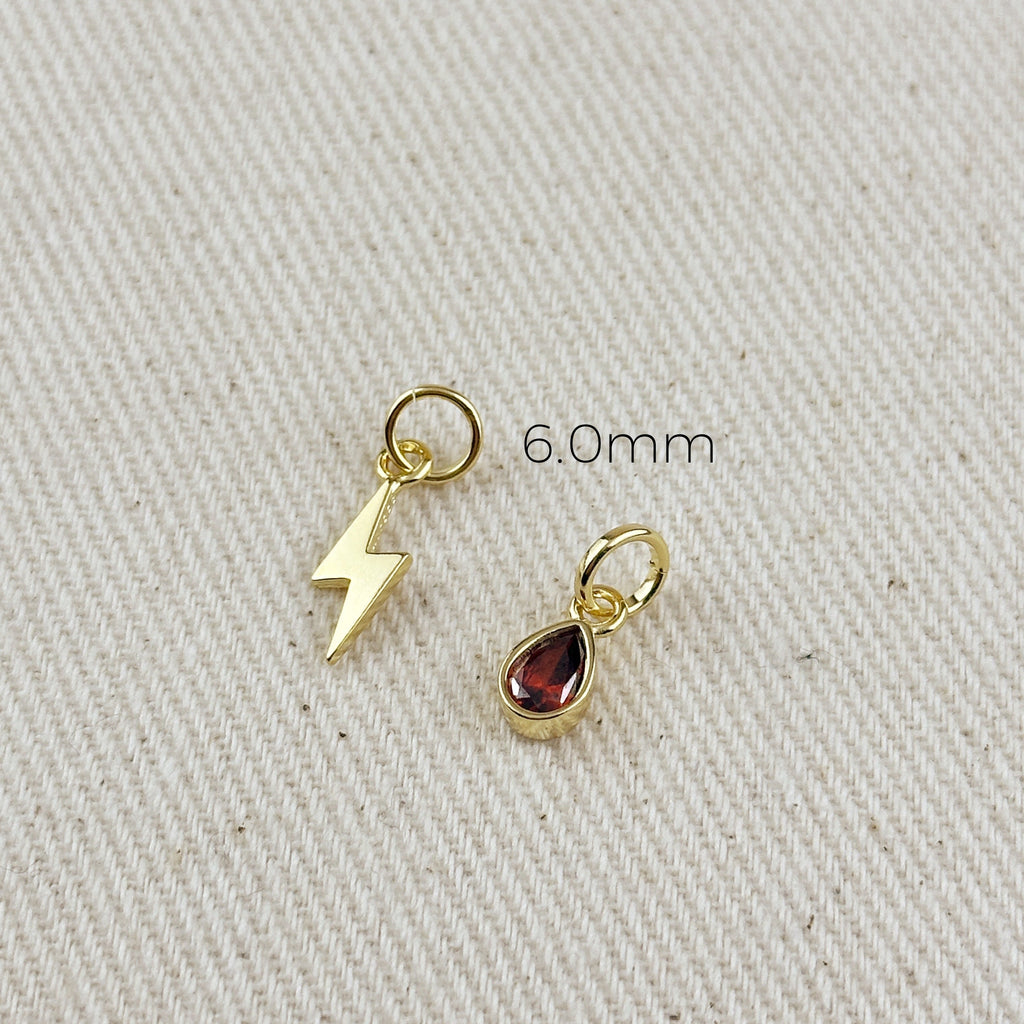 18K Gold Filled Open Round Bail