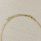 18k Gold Filled CZ Cross Necklace