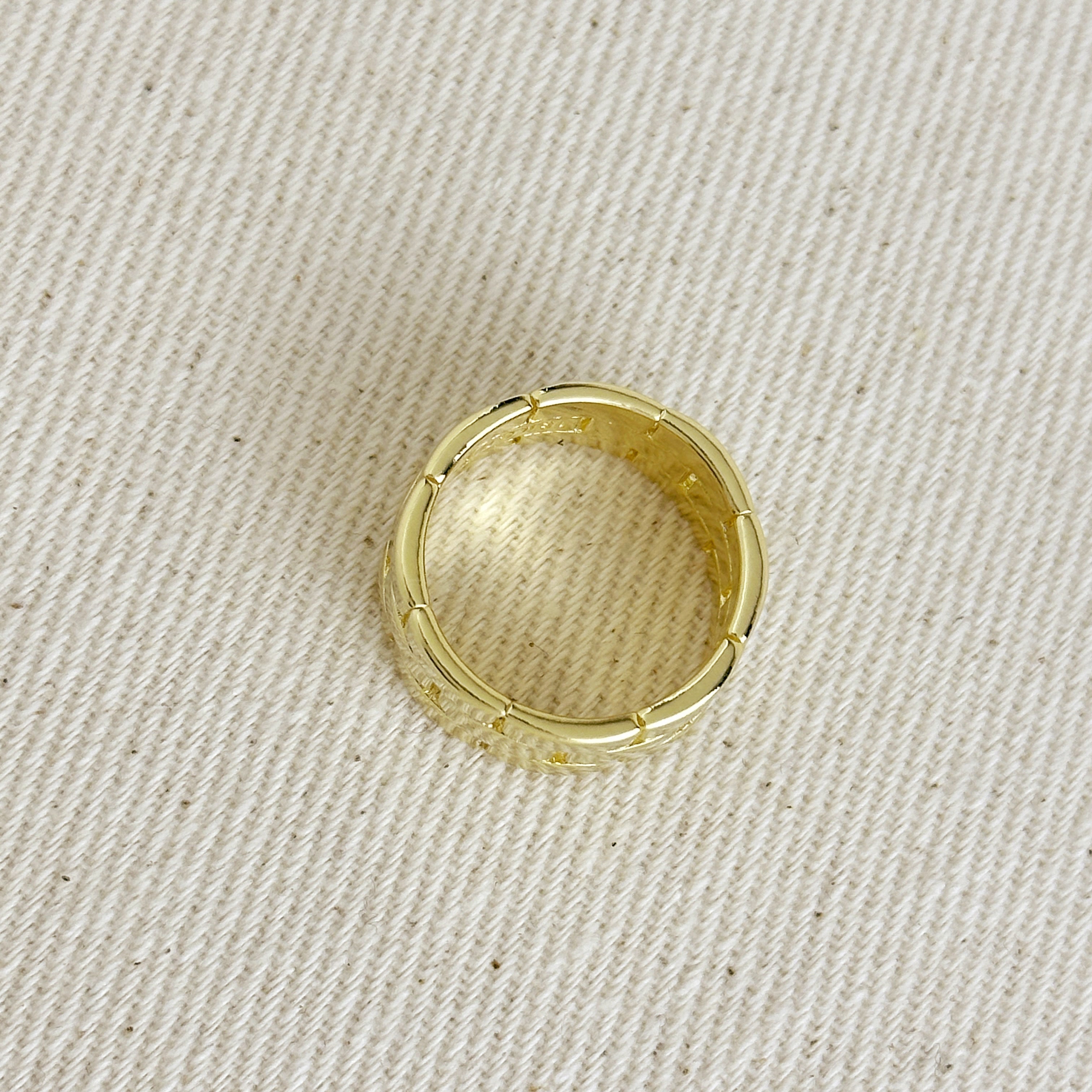 Mondsee 18K Gold Filled 9mm Watch Band Ring | 18k Gold Filled Jewelry