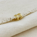 Mondsee 18k Gold Filled Leaf Clicker Earrings | 18k Gold Filled Jewelry