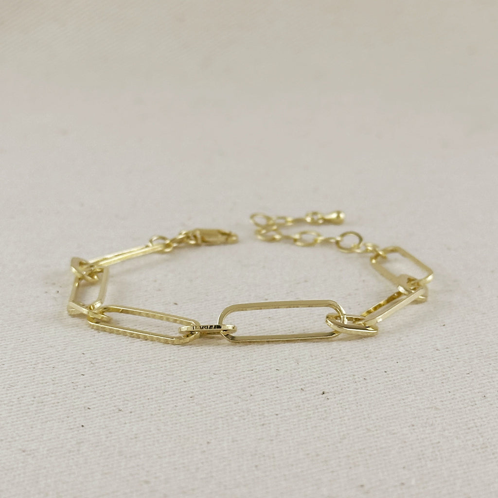 Mondsee 18K Gold Filled Oversized Paperclip Bracelet | 18k Gold Filled Jewelry