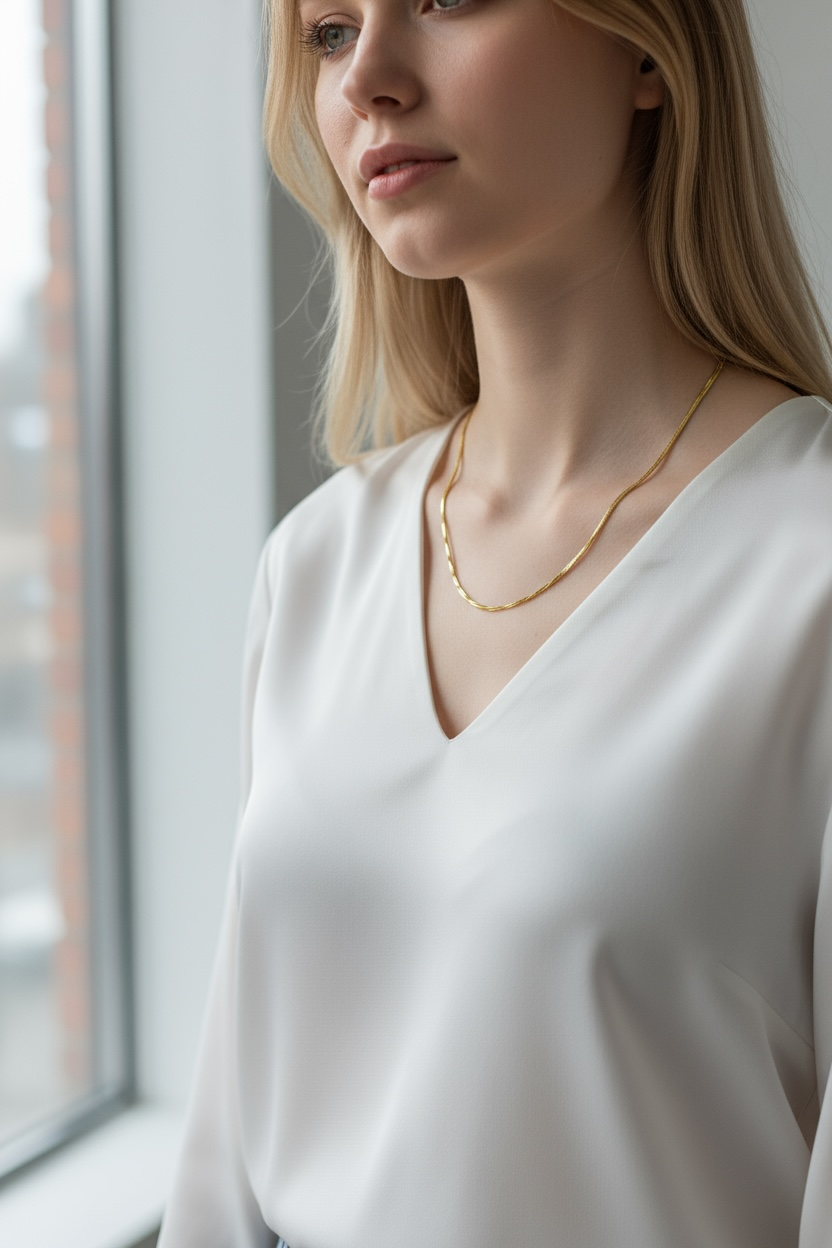 Mondsee 18k Gold Filled 2mm Square Rope Chain | 18k Gold Filled Jewelry
