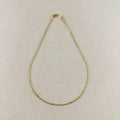 Mondsee 18k Gold Filled 2.5mm Mesh Chain with Diamond Cut Pressed Detail Necklace | 18k Gold Filled Jewelry