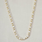 Mondsee 18k Gold Filled Baguette and Round Cut Cubic Zirconia Choker Necklace | 18k Gold Filled Jewelry