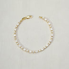 Mondsee 18k Gold Filled Baguette and CZ Tennis Bracelet | 18k Gold Filled Jewelry
