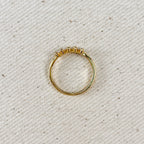 18k Gold Filled Marquise CZ Ring