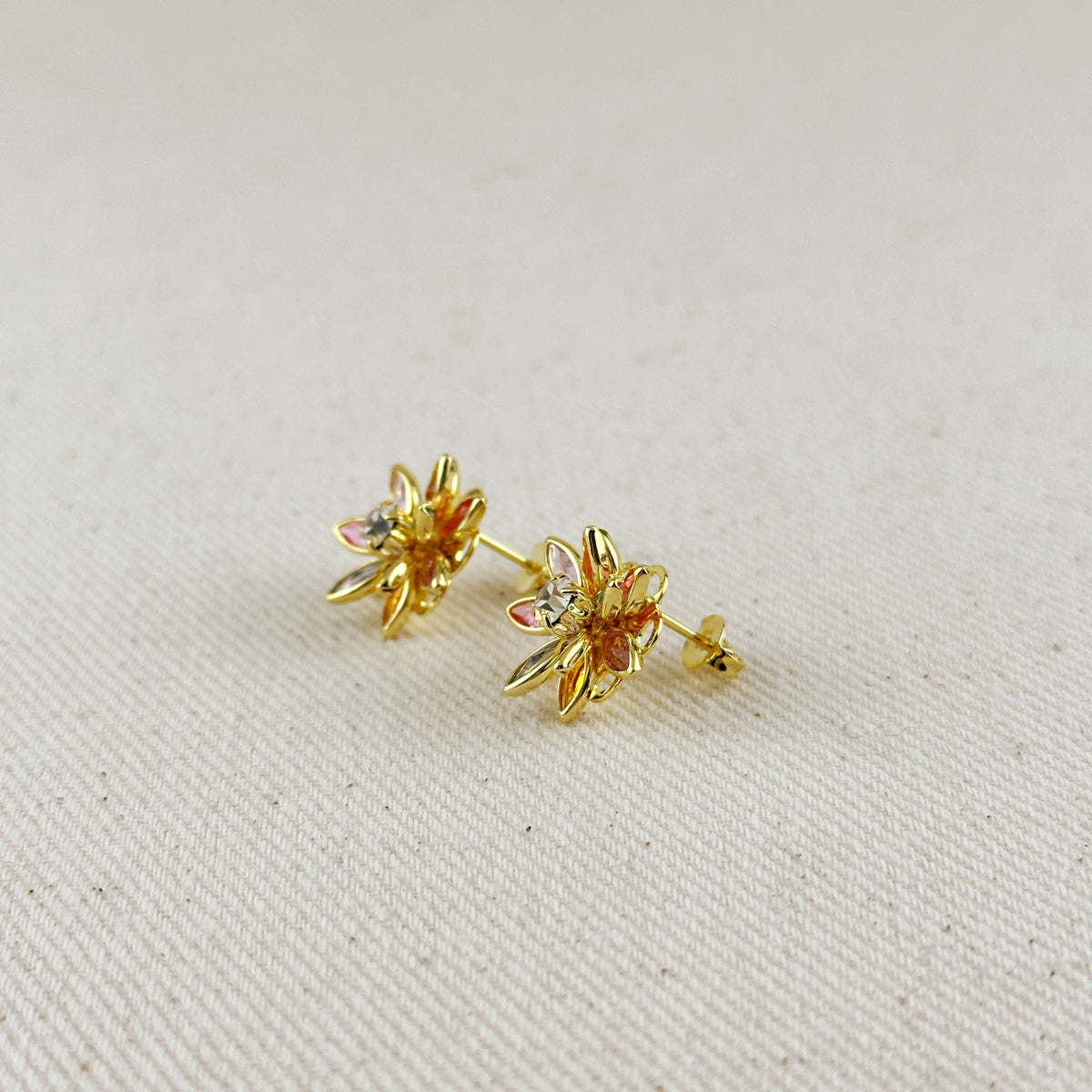 Colorful Flower Earrings